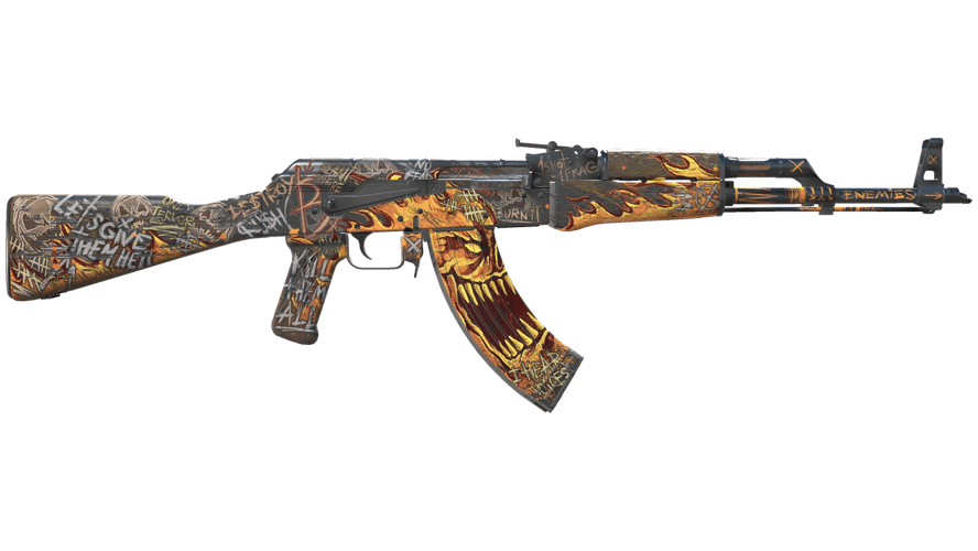 StatTrak™ AK-47 | Searing Rage (Minimal Wear)