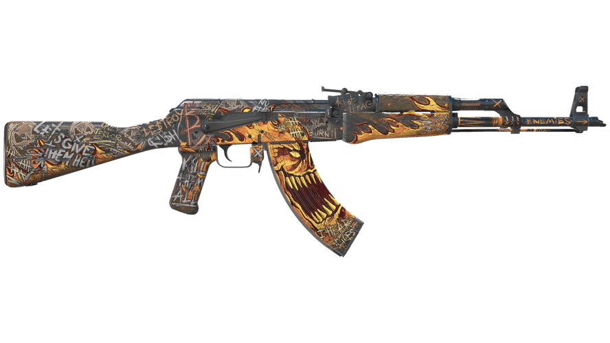 StatTrak™ AK-47 | Searing Rage (Minimal Wear)