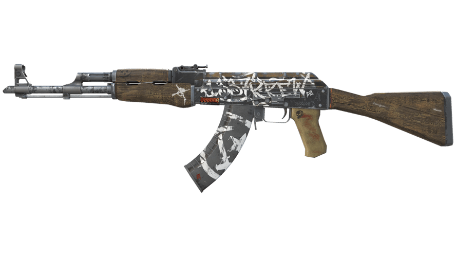 StatTrak™ AK-47 | Wasteland Rebel (Well-Worn)