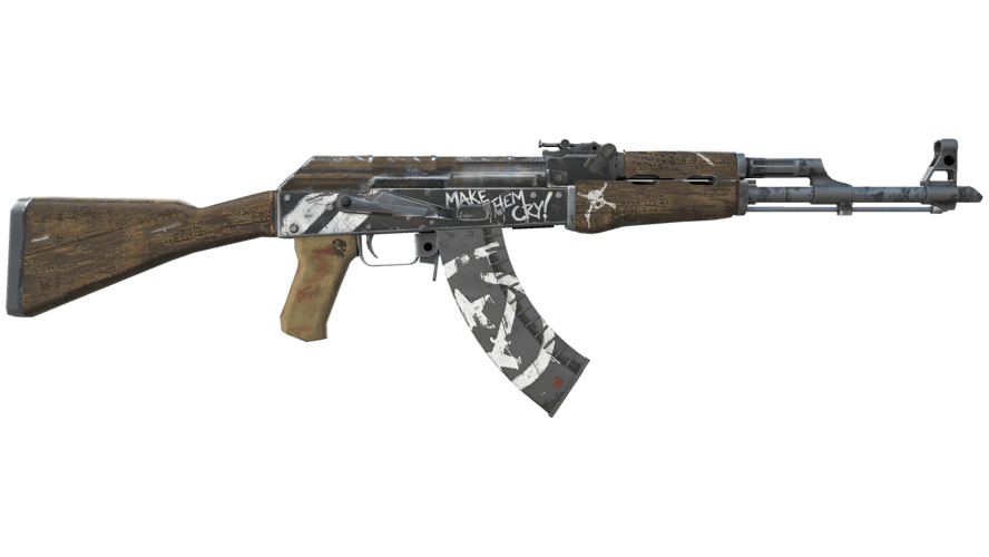 StatTrak™ AK-47 | Wasteland Rebel (Well-Worn)