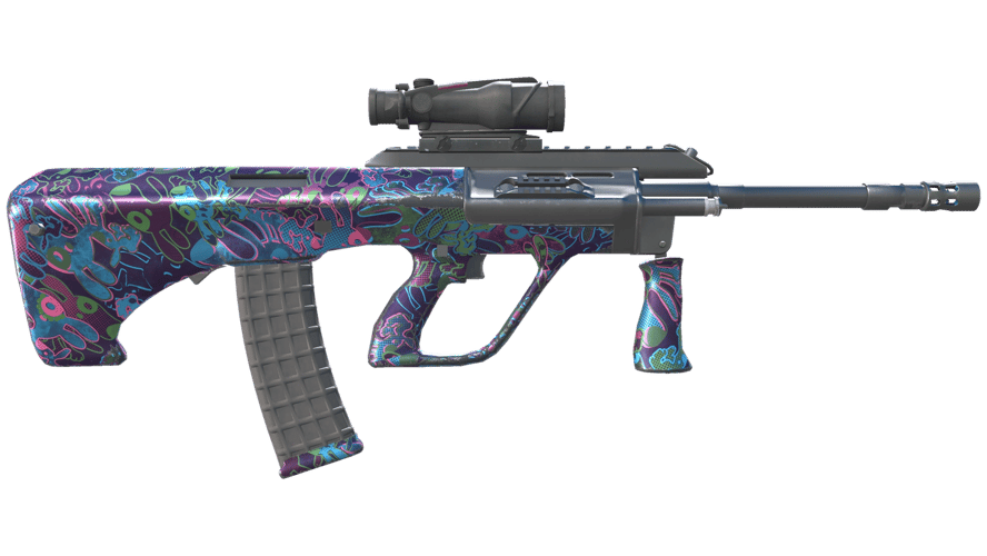 StatTrak™ AUG | Death by Puppy (Minimal Wear)