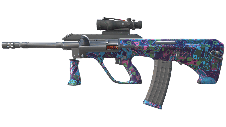 StatTrak™ AUG | Death by Puppy (Minimal Wear)