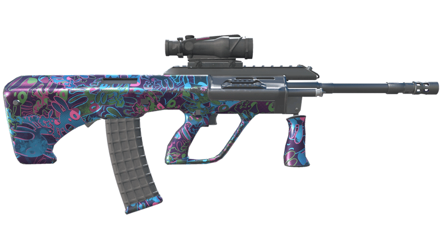 StatTrak™ AUG | Death by Puppy (Minimal Wear)