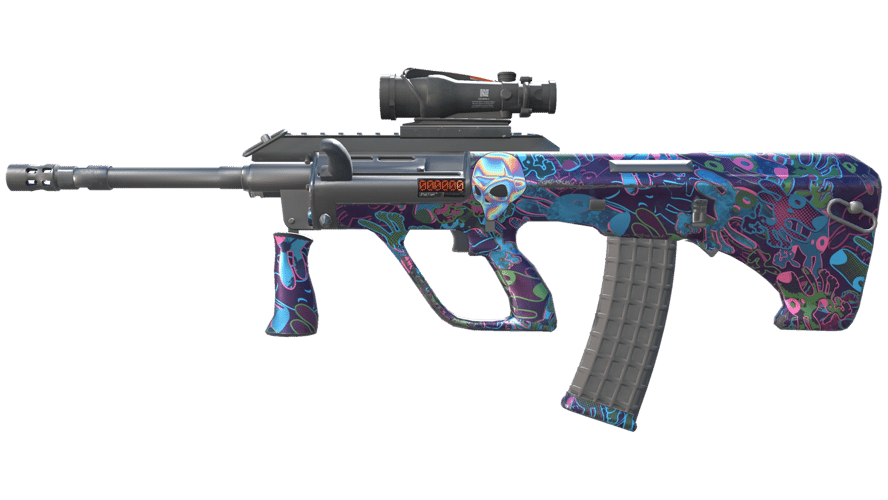 StatTrak™ AUG | Death by Puppy (Minimal Wear)
