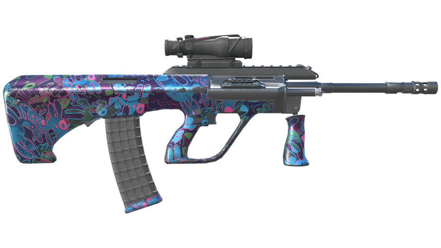 StatTrak™ AUG | Смертоносные пёсики (Немного поношенное)