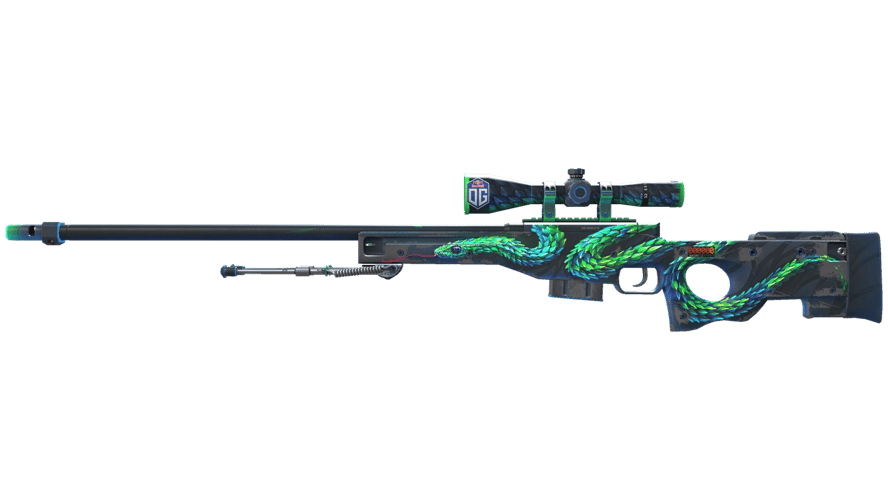 StatTrak™ AWP | Atheris (Well-Worn)