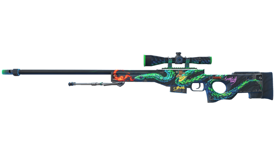 StatTrak™ AWP | Atheris (Well-Worn)