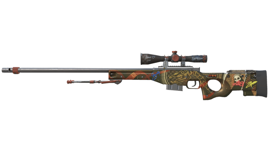 StatTrak™ AWP | Мортис (Немного поношенное)