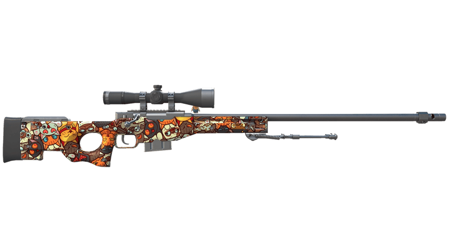 StatTrak™ AWP | ЛАПКИ (Немного поношенное)