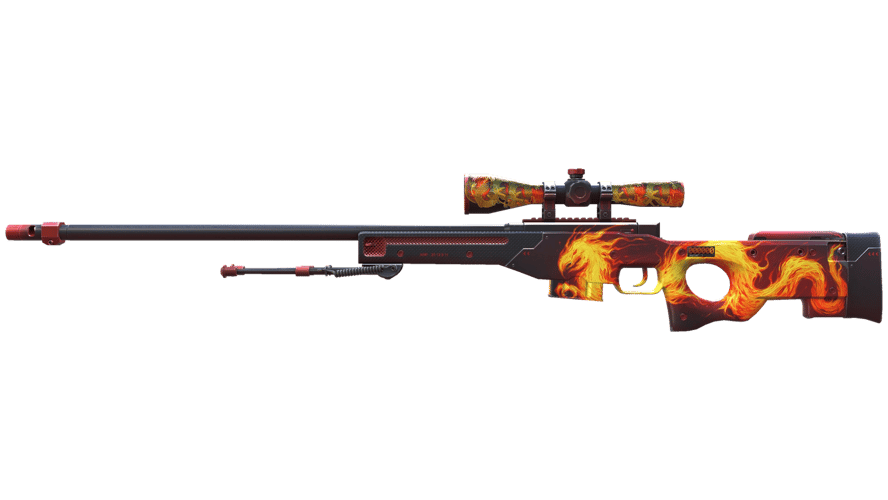 StatTrak™ AWP | Дикое пламя (Прямо с завода)