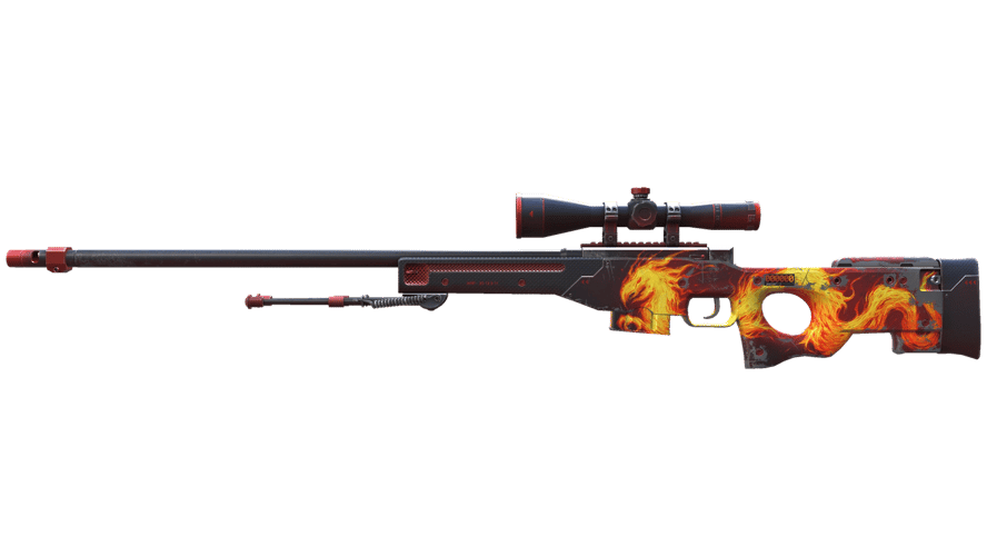 StatTrak™ AWP | Wildfire (Well-Worn)