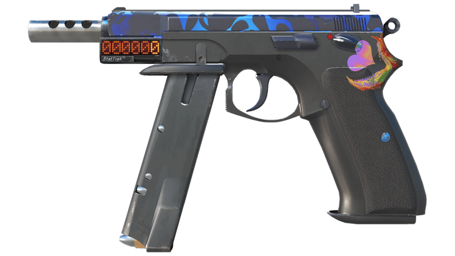 StatTrak™ CZ75-Auto | Отравленный дротик (Немного поношенное)