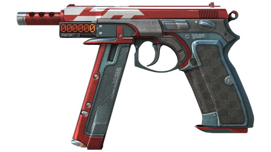 StatTrak™ CZ75-Auto | Red Astor (Minimal Wear)