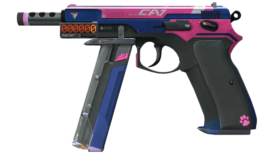 StatTrak™ CZ75-Auto | Tacticat (Well-Worn)