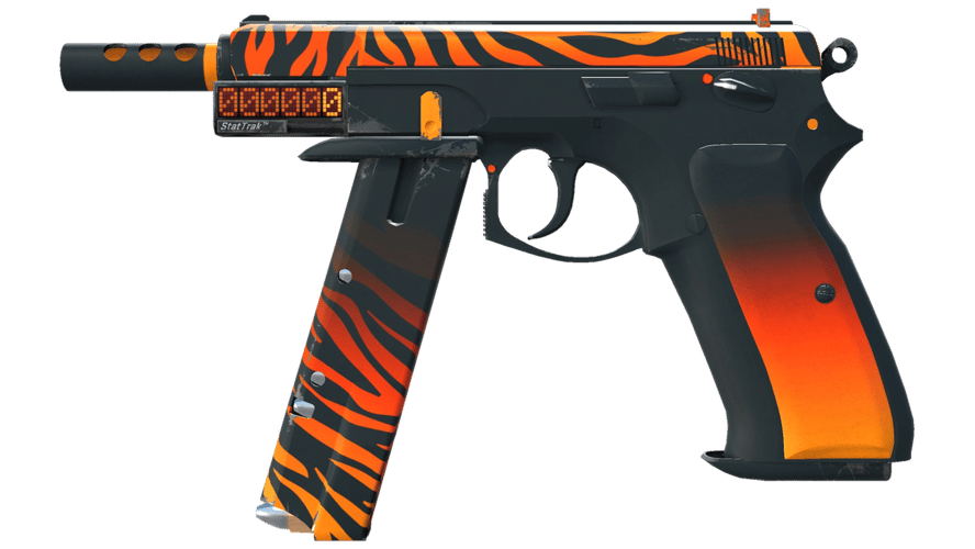 StatTrak™ CZ75-Auto | Tigris (Minimal Wear)