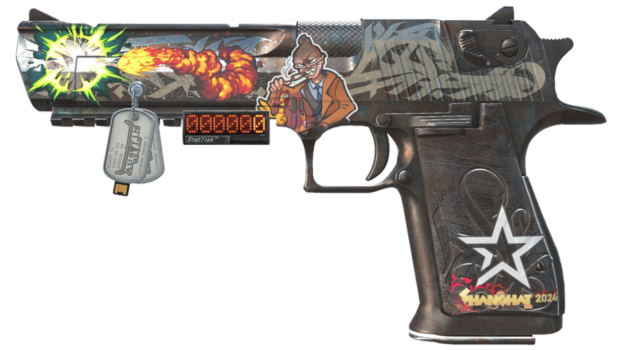 StatTrak™ Desert Eagle | Calligraffiti (Well-Worn)