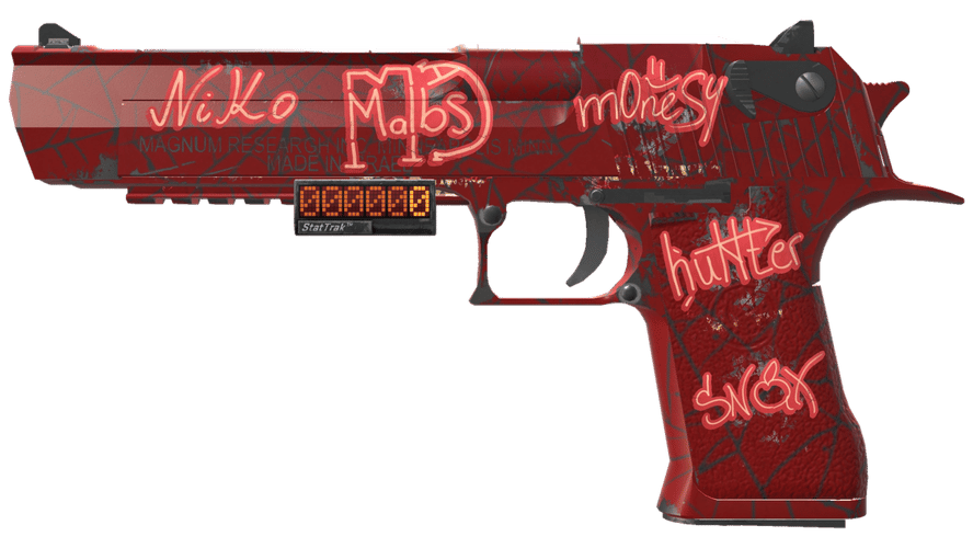 StatTrak™ Desert Eagle | Кровавая паутина (Немного поношенное)