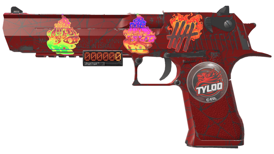 StatTrak™ Desert Eagle | Crimson Web (Minimal Wear)