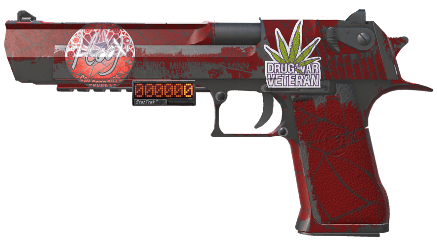 StatTrak™ Desert Eagle | Crimson Web (Well-Worn)