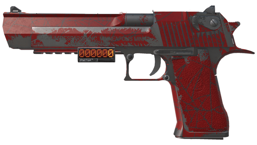 StatTrak™ Desert Eagle | Crimson Web (Well-Worn)