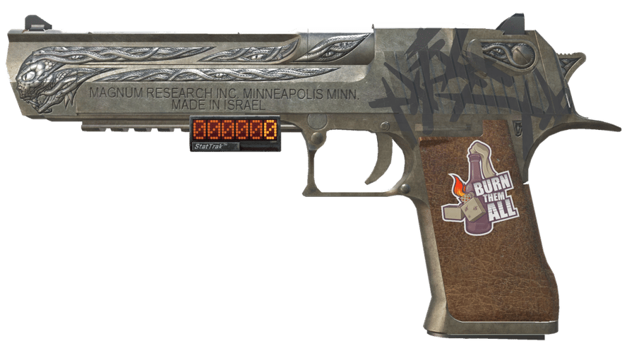 StatTrak™ Desert Eagle | Naga (Well-Worn)
