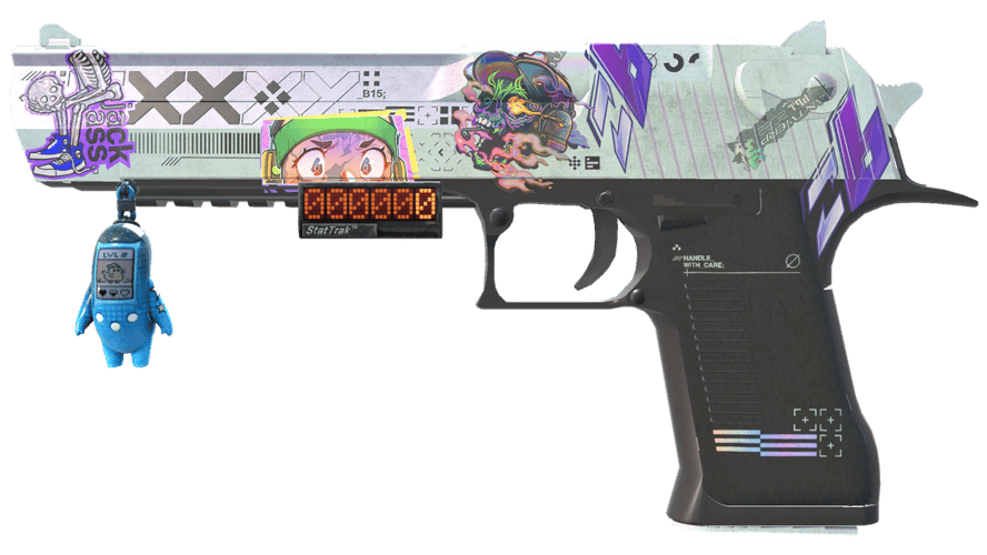 StatTrak™ Desert Eagle | Printstream (Well-Worn)