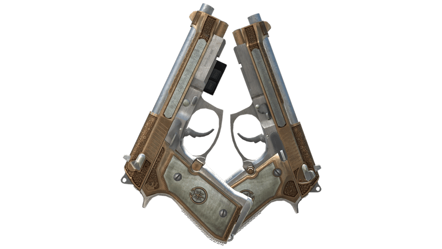 StatTrak™ Dual Berettas | Cartel (Battle-Scarred)