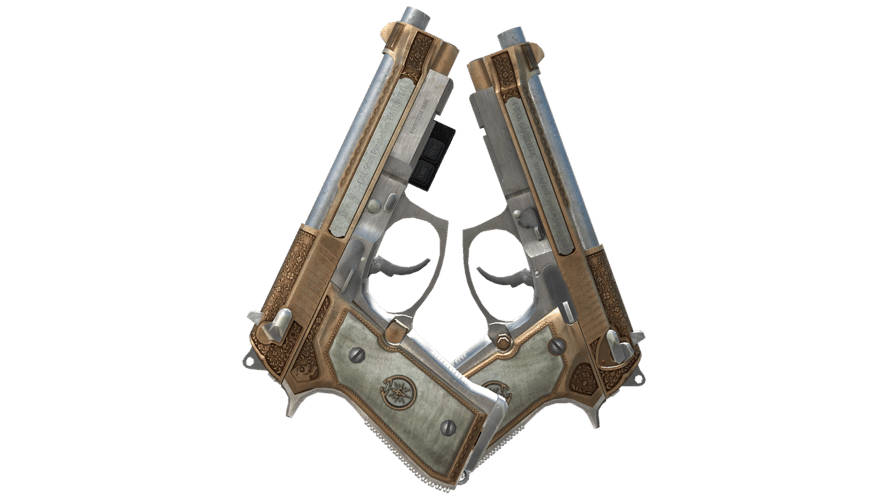 StatTrak™ Dual Berettas | Cartel (Battle-Scarred)