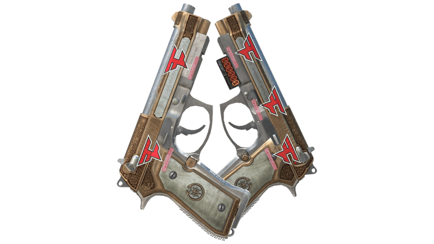 StatTrak™ Dual Berettas | Cartel (Battle-Scarred)