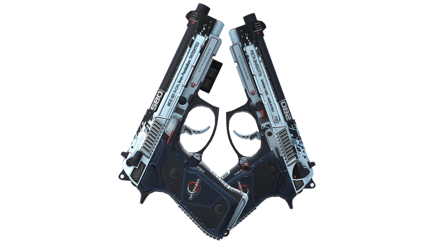 StatTrak™ Dual Berettas | Dezastre (Minimal Wear)