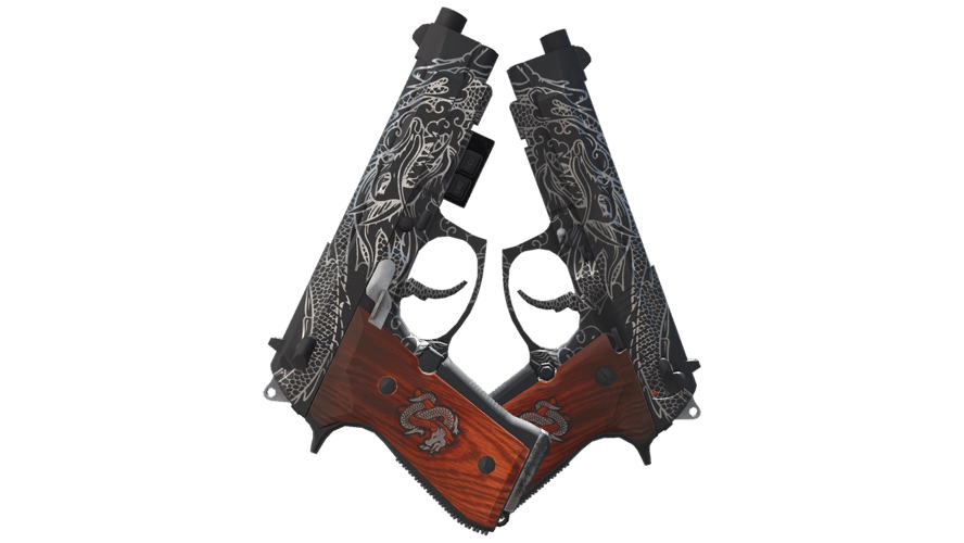 StatTrak™ Dual Berettas | Dualing Dragons (Field-Tested)