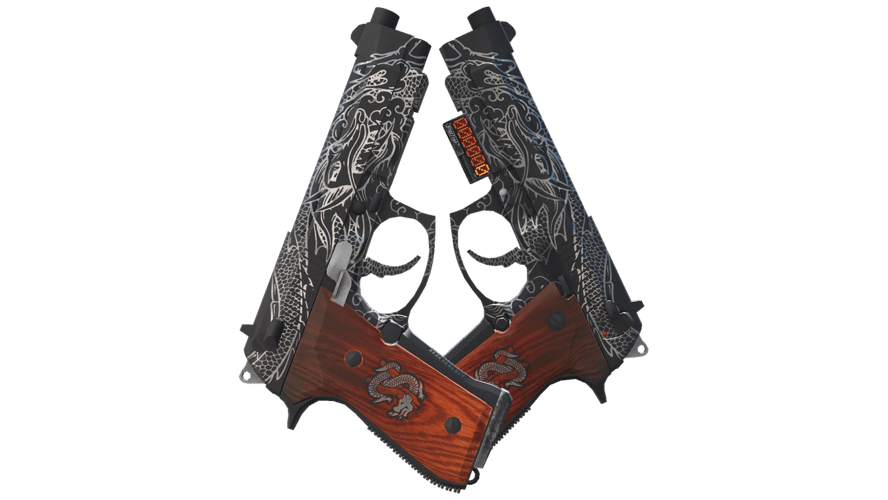 StatTrak™ Dual Berettas | Dualing Dragons (Field-Tested)