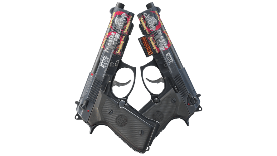StatTrak™ Dual Berettas | Elite 1.6 (Factory New)