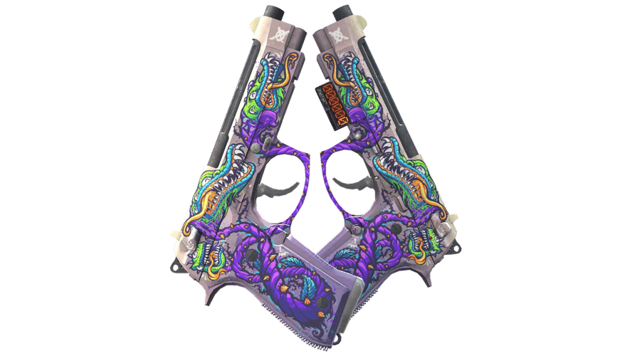 StatTrak™ Dual Berettas | Flora Carnivora (Factory New)