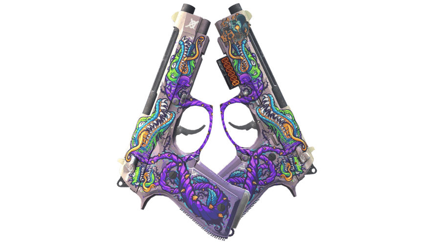 StatTrak™ Dual Berettas | Flora Carnivora (Factory New)
