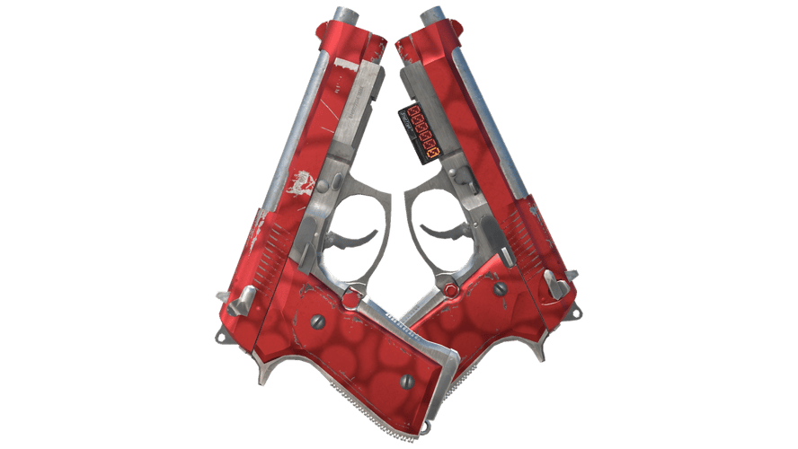 StatTrak™ Dual Berettas | Hemoglobin (Field-Tested)