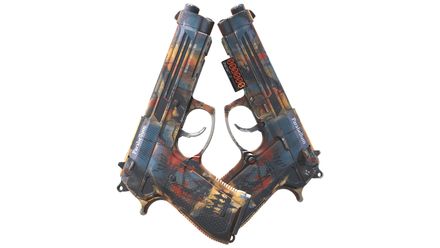 StatTrak™ Dual Berettas | Hideout (Field-Tested)