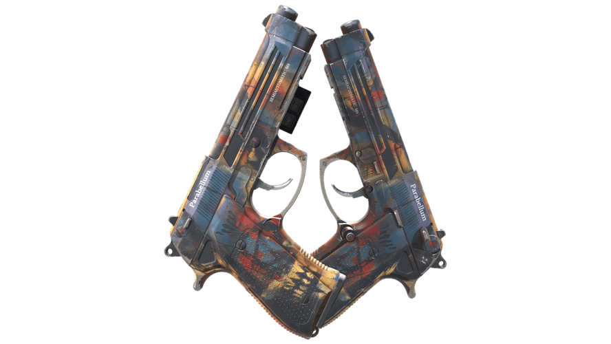 StatTrak™ Dual Berettas | Hideout (После полевых испытаний)