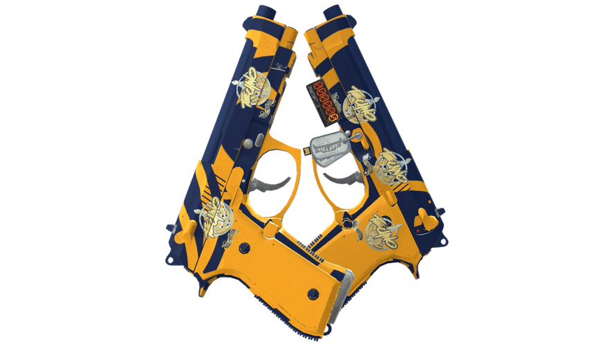 StatTrak™ Dual Berettas | Причал (Прямо с завода)