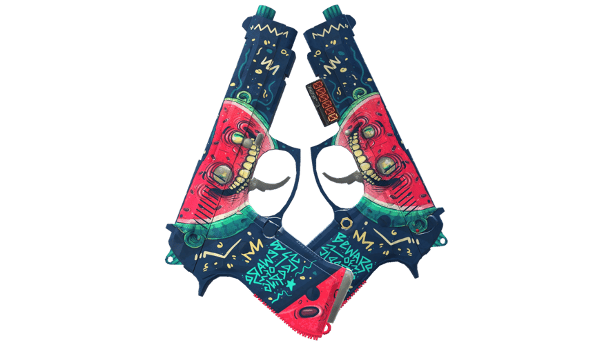 StatTrak™ Dual Berettas | Melondrama (Field-Tested)
