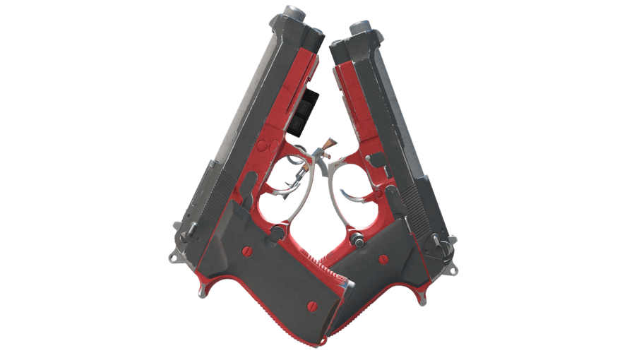 StatTrak™ Dual Berettas | Panther (Field-Tested)