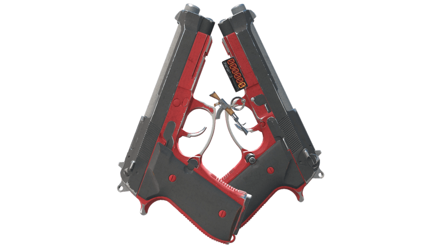 StatTrak™ Dual Berettas | Panther (Field-Tested)
