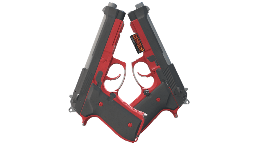 StatTrak™ Dual Berettas | Panther (Field-Tested)