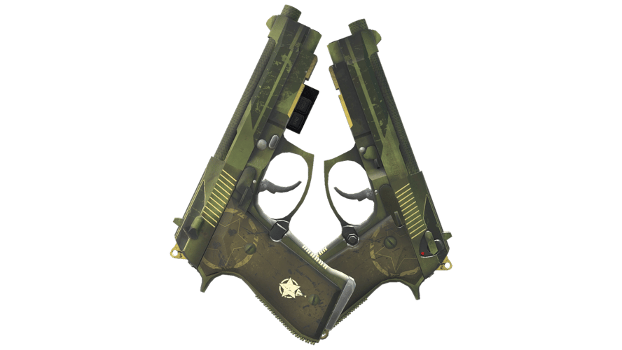 StatTrak™ Dual Berettas | Retribution (Factory New)