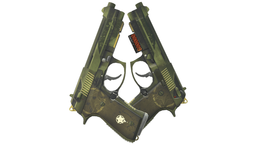 StatTrak™ Dual Berettas | Retribution (Factory New)