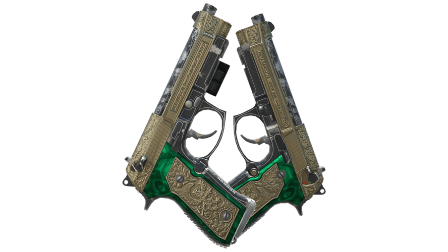 StatTrak™ Dual Berettas | Royal Consorts (Field-Tested)