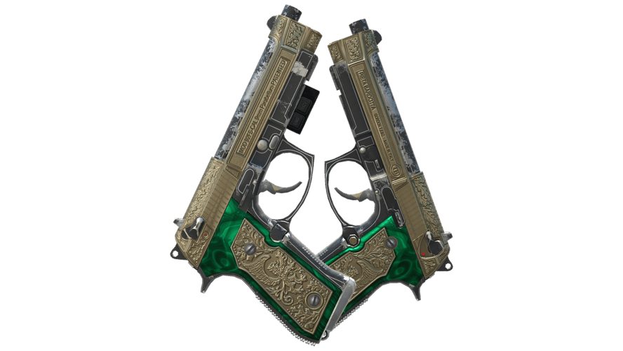 StatTrak™ Dual Berettas | Royal Consorts (Field-Tested)