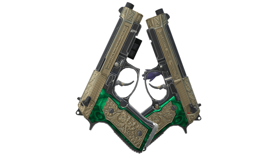 StatTrak™ Dual Berettas | Royal Consorts (Minimal Wear)