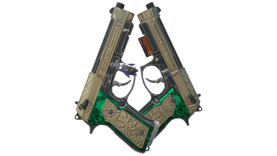 StatTrak™ Dual Berettas | Royal Consorts (Minimal Wear)