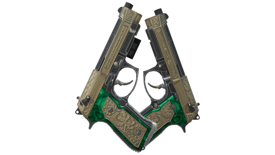 StatTrak™ Dual Berettas | Royal Consorts (Minimal Wear)